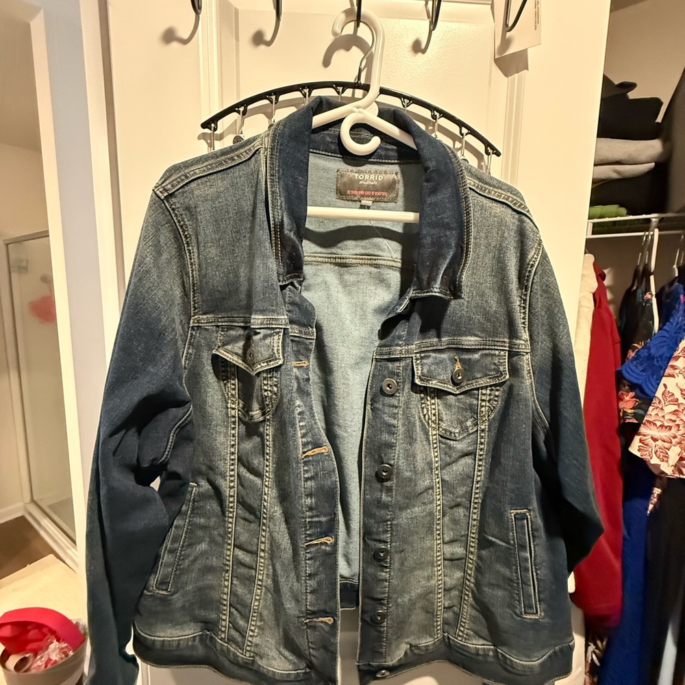 Torrid Dark Blue Denim Jacket
